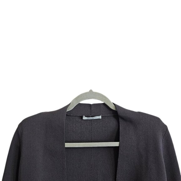 M.M. Lafleur The Woolf Jardigan Knit Jacket Cardigan Charcoal Gray XS - Picture 4 of 13